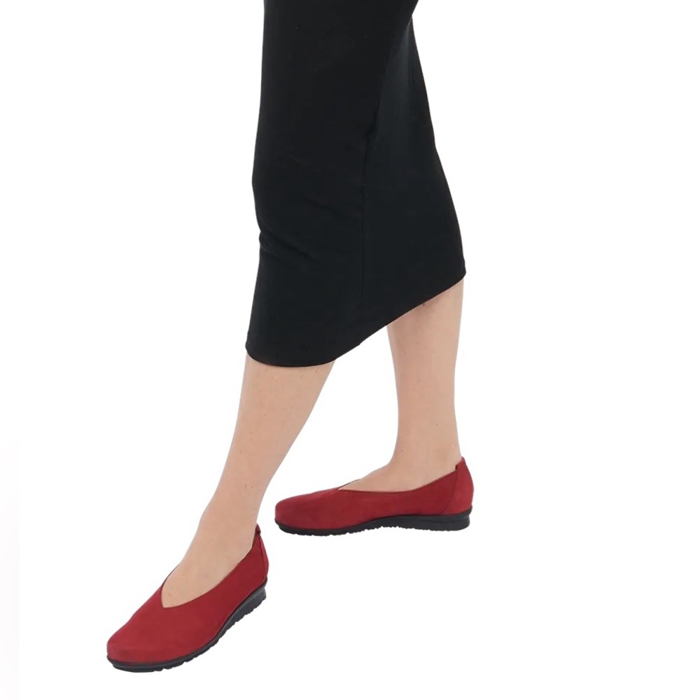Arche Women’s Elegant Red Bareva Ballerinas Shoes Size 39.5 EU